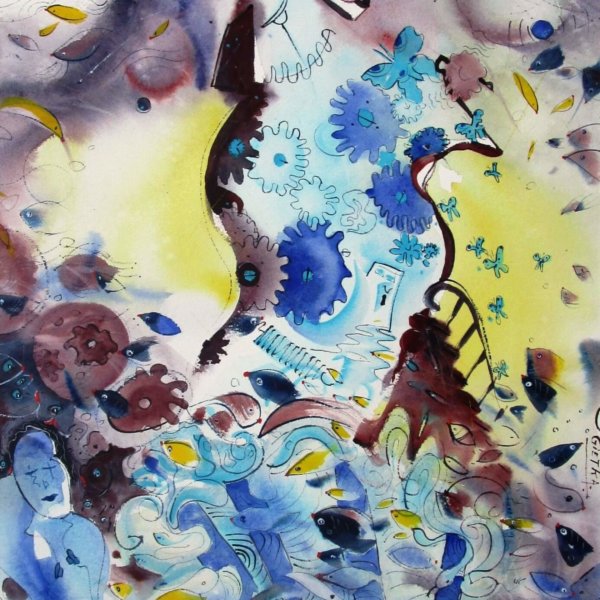 Watercolour on ARCHES Aquarelle cold pressed paper