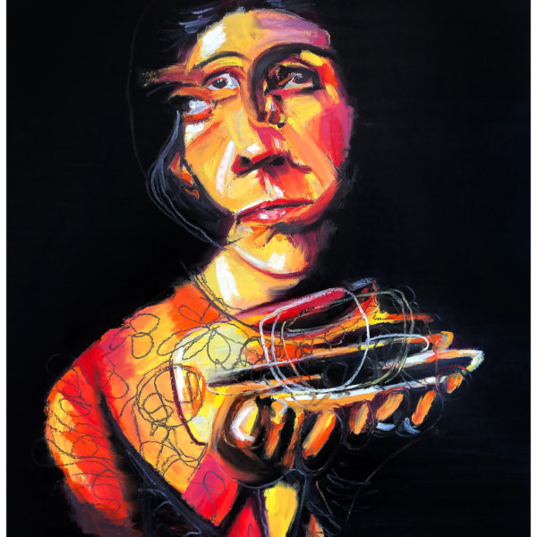 Oil pastels on ARCHES Huile paper