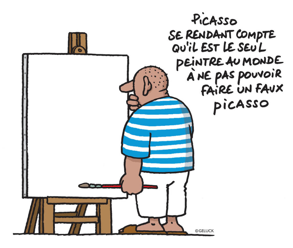 Picasso par Geluck