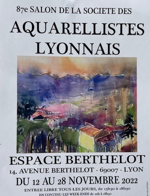 87th Salon de la Société des Aquarellistes Lyonnais - Arches Papers