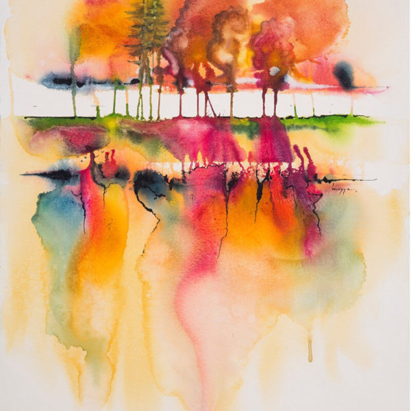 Letty Casazza on Arches paper