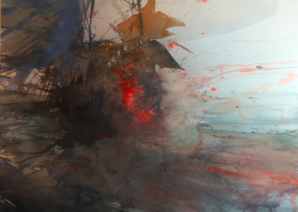 Charlotte Galloux sur papier  ARCHES