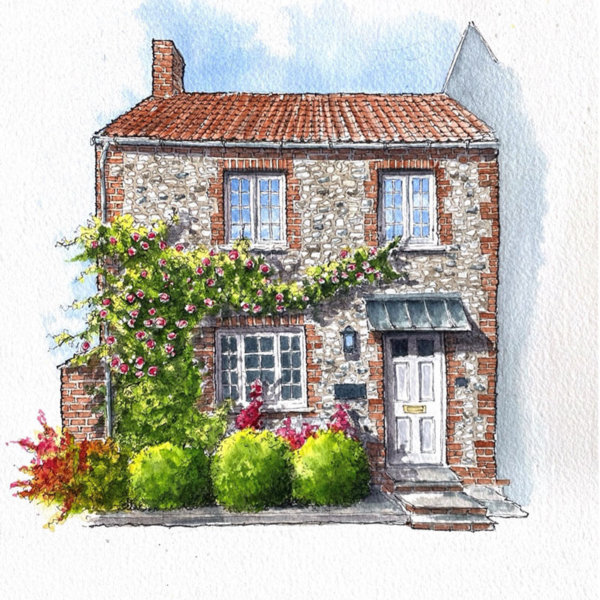 Jeff Carter - Pen and watercolour, ARCHES® Aquarelle cold pressed bright white