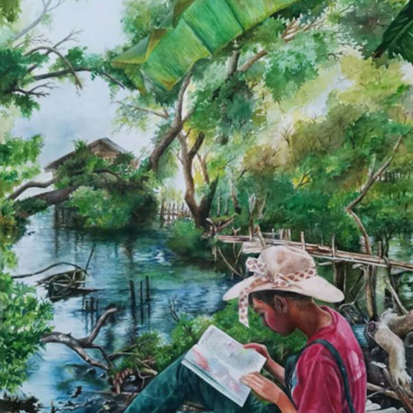 Ann GV Watercolour, ARCHES Aquarelle cold pressed