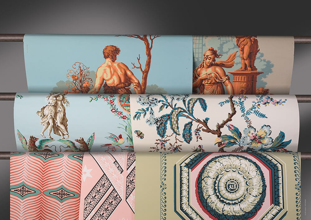 Adelphi Paper Hangings wallpapers printed on Ingres d'ARCHES paper