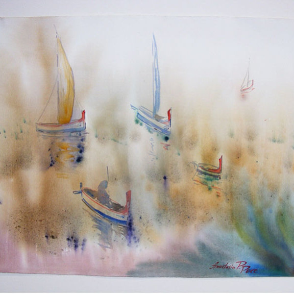 Anastasia Pace Watercolour, ARCHES Aquarelle rough