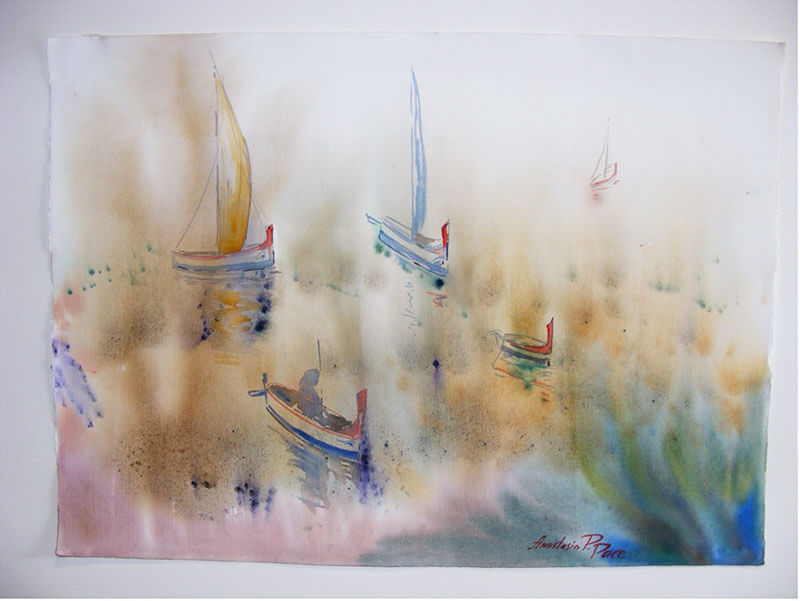 Anastasia Pace Watercolour, ARCHES Aquarelle rough