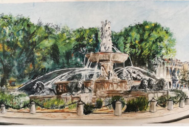 ean-Pierre Missistrano Watercolour, ARCHES® Aquarelle rough 356 gsm