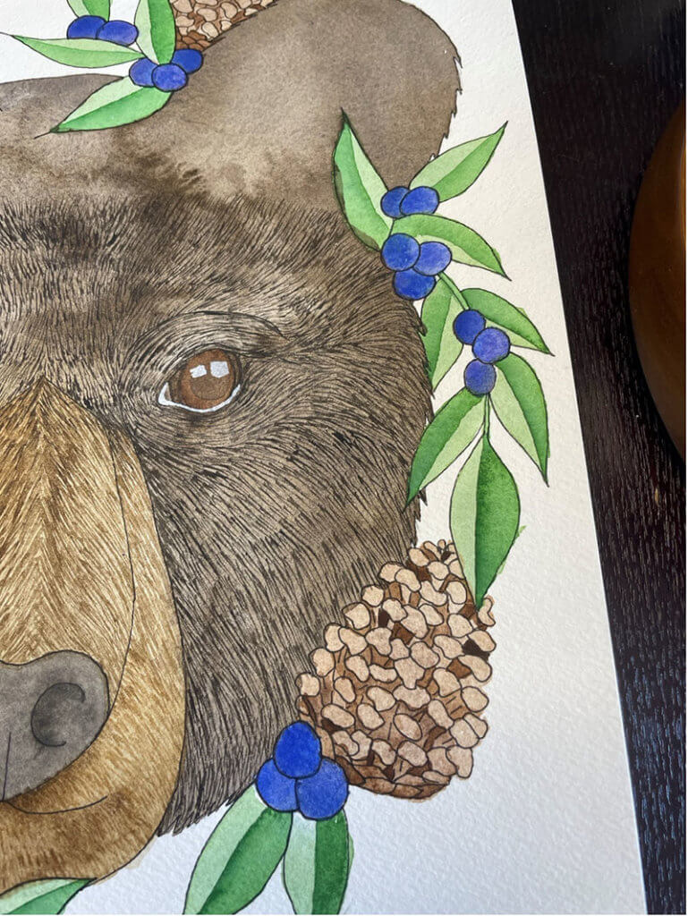 Olivia Christian Watercolour and Pen & Ink, ARCHES® Aquarelle cold pressed