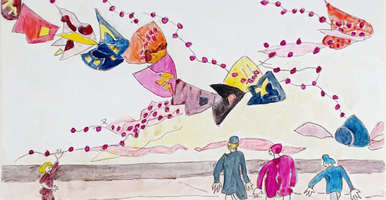 Henri Landier sur papier ARCHES