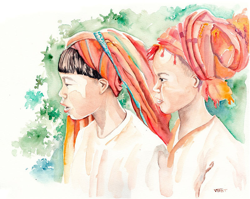 Véronique Abt Watercolour, ARCHES® Aquarelle cold pressed 300 gsm