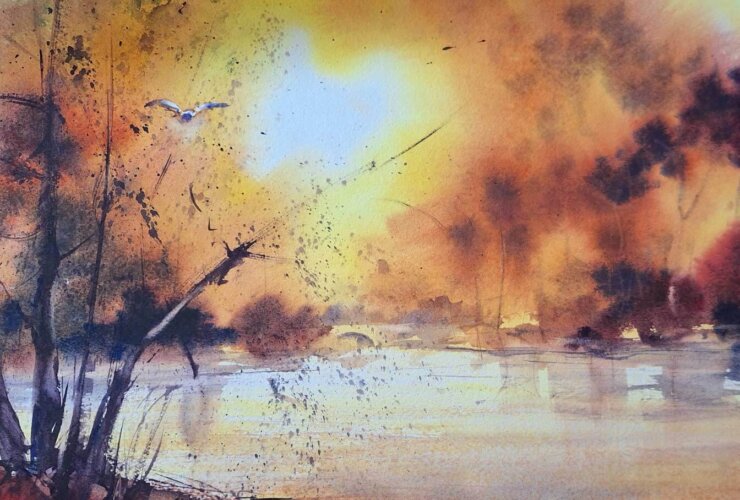 Claude Carretta - ARCHES Aquarelle