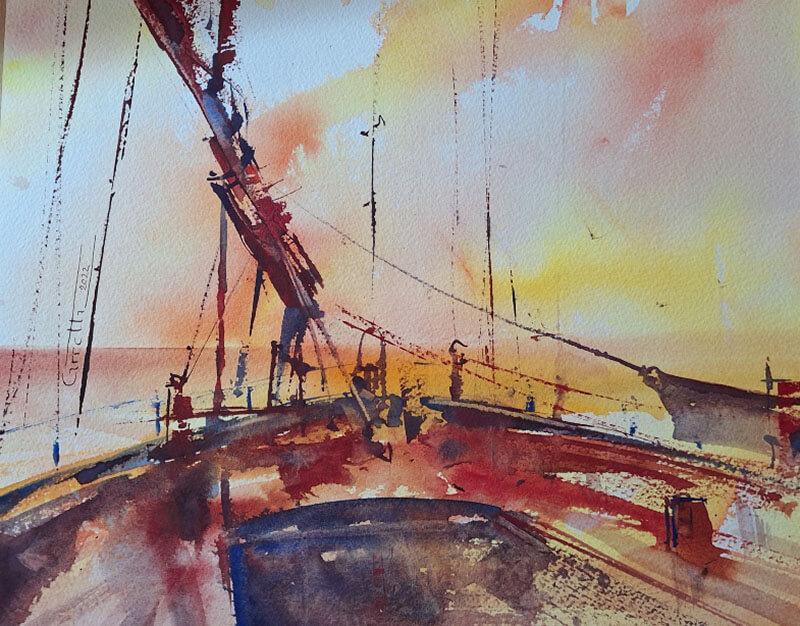 Claude Carretta - ARCHES Aquarelle