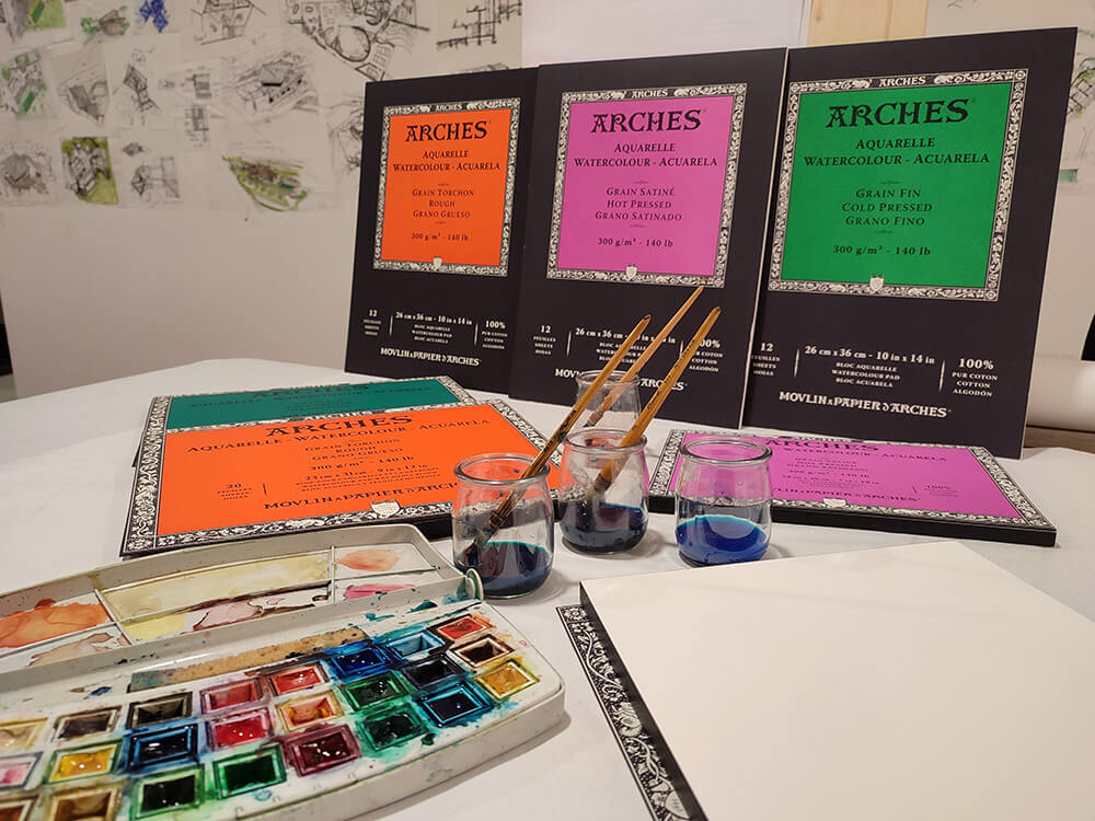 beginners choose ARCHES&reg; Aquarelle paper