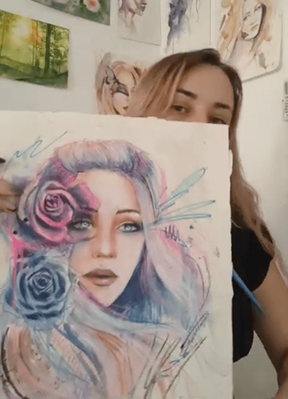 Arina Albu is a self-taught watercolor artist. She is convinced that art has a real capacity to soothe and transform lives: it creates links between people, illuminates the meaning of their journey and contributes to their personal development.