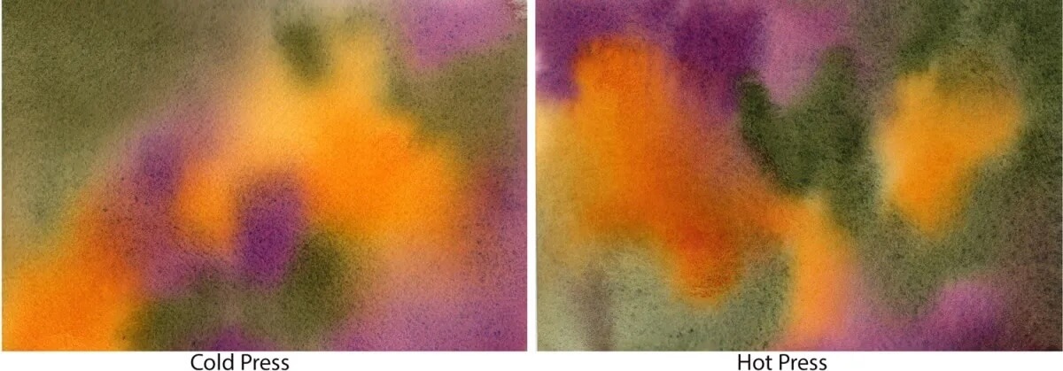 10-Granulation-Comparison-Front-Arches®-Aquarelle-Travel-Journal ARCHES® Aquarelle Travel Journals