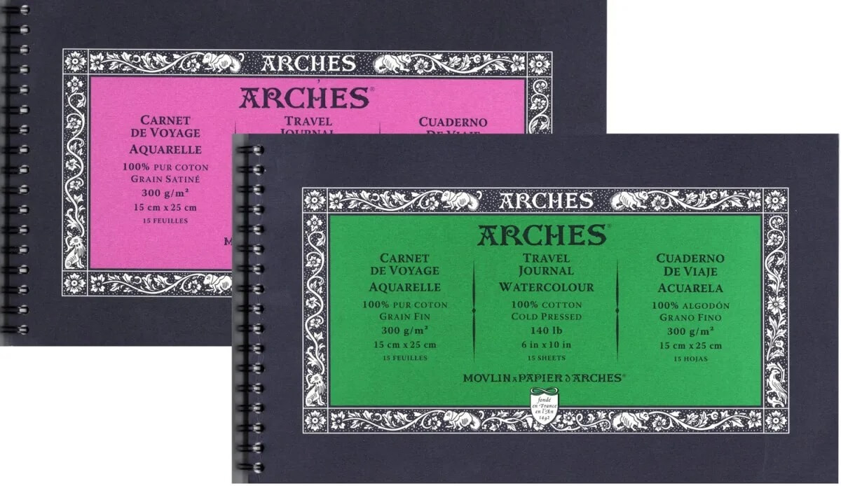 3a-Hot-Press-Cover-Arches®-Aquarelle-Travel-Journal ARCHES® Aquarelle Travel Journals