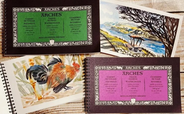 carnets de voyage ARCHES® Aquarelle