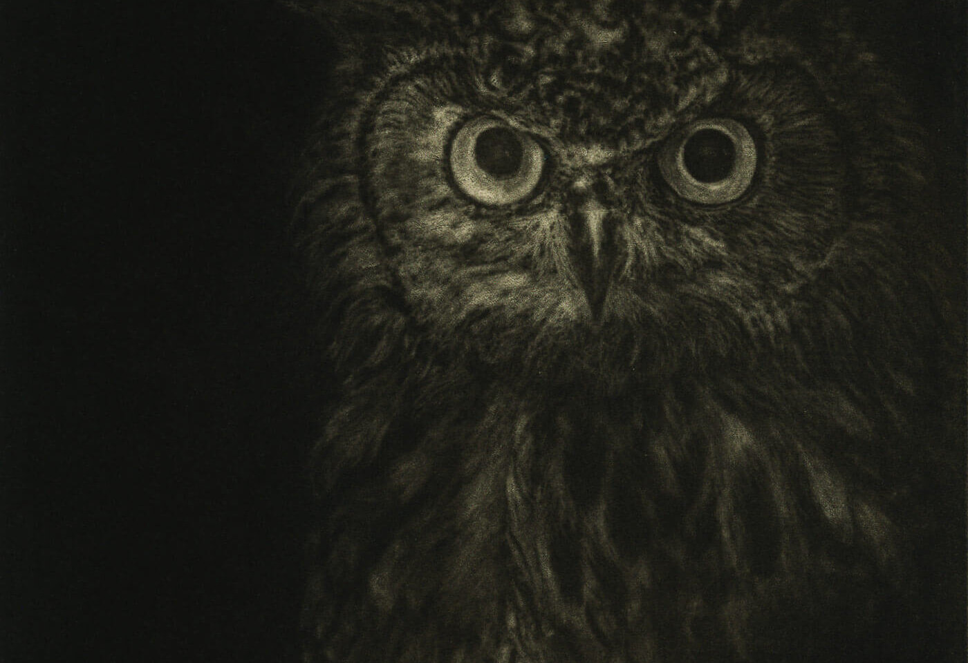 Hadil Salih – Mezzotint engraving